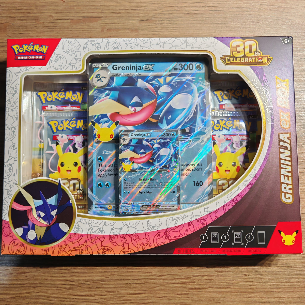 Pokémon TCG: 30th Anniversary Celebration Ex Box- Greninja Ex