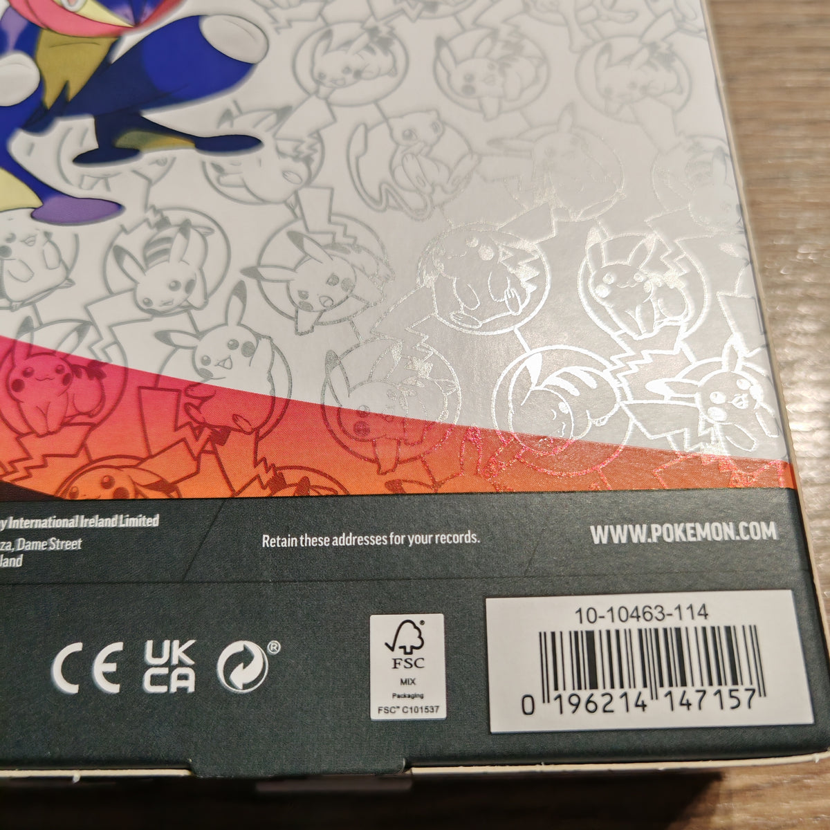 Pokémon TCG: 30th Anniversary Celebration Ex Box- Greninja Ex