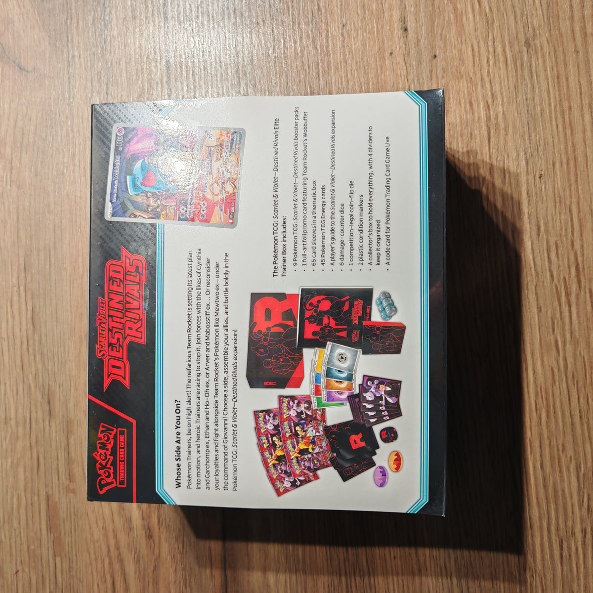 Pokémon TCG: Scarlet and Violet Destined Rivals Elite Trainer Box ETB (1 Full-Art Promo Card, 9 Booster Packs & Premium Accessories)