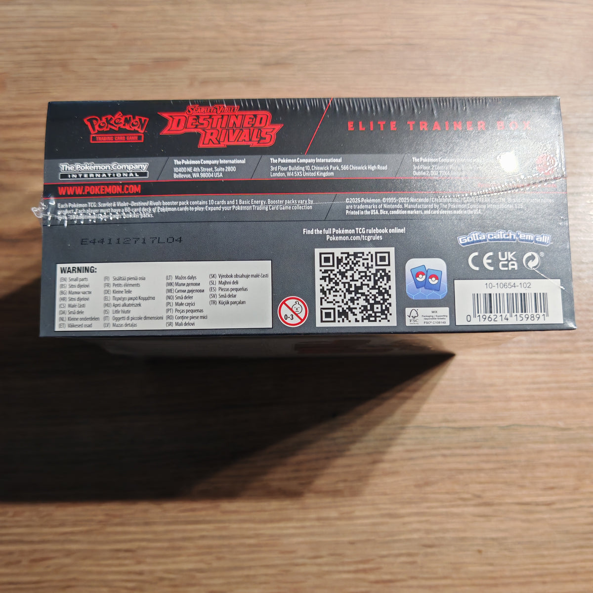 Pokémon TCG: Scarlet and Violet Destined Rivals Elite Trainer Box ETB (1 Full-Art Promo Card, 9 Booster Packs & Premium Accessories)