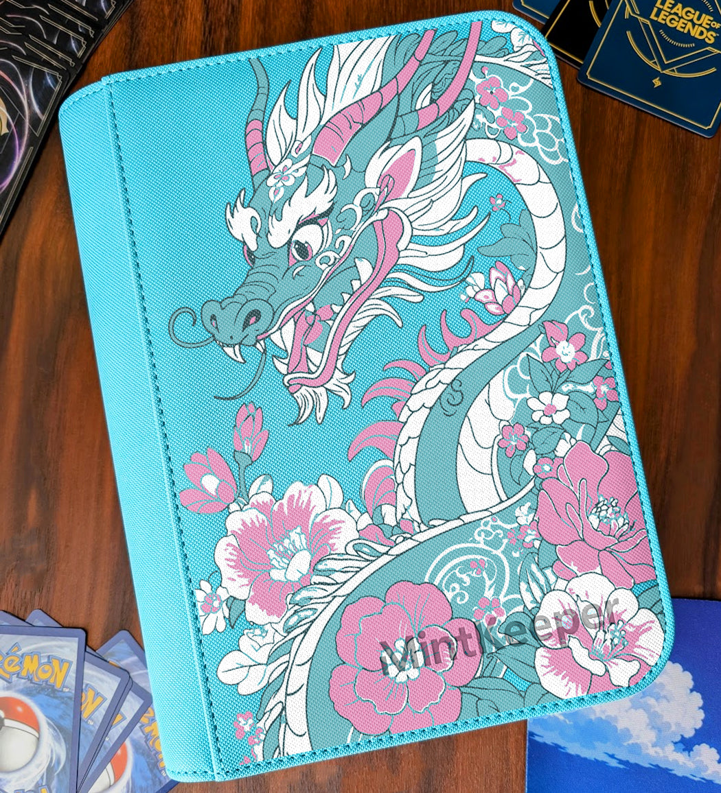 TCG Collectors - Dragon 9 Pocket Premium Zip Trading Card Binder