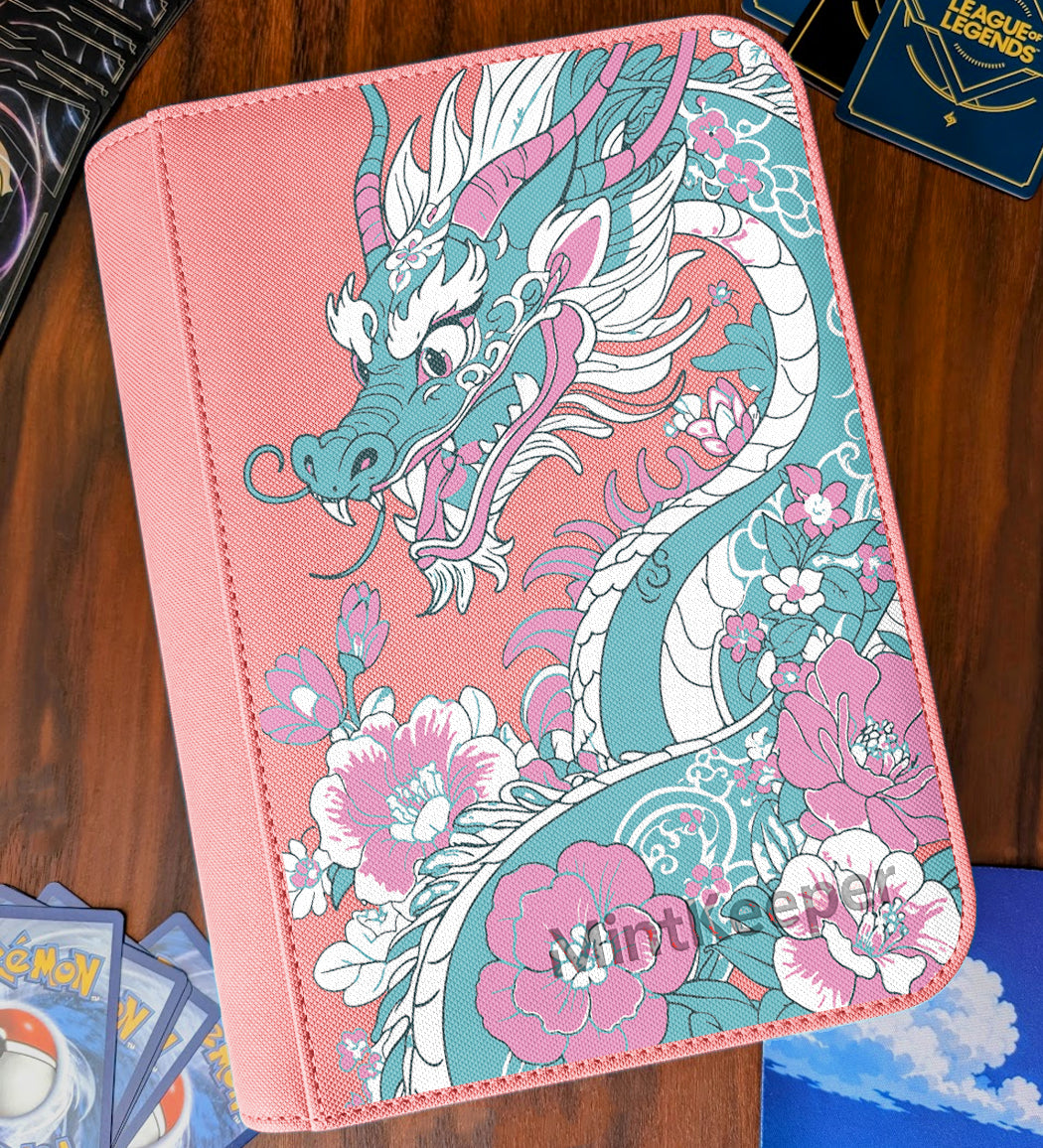 TCG Collectors - Dragon 9 Pocket Premium Zip Trading Card Binder