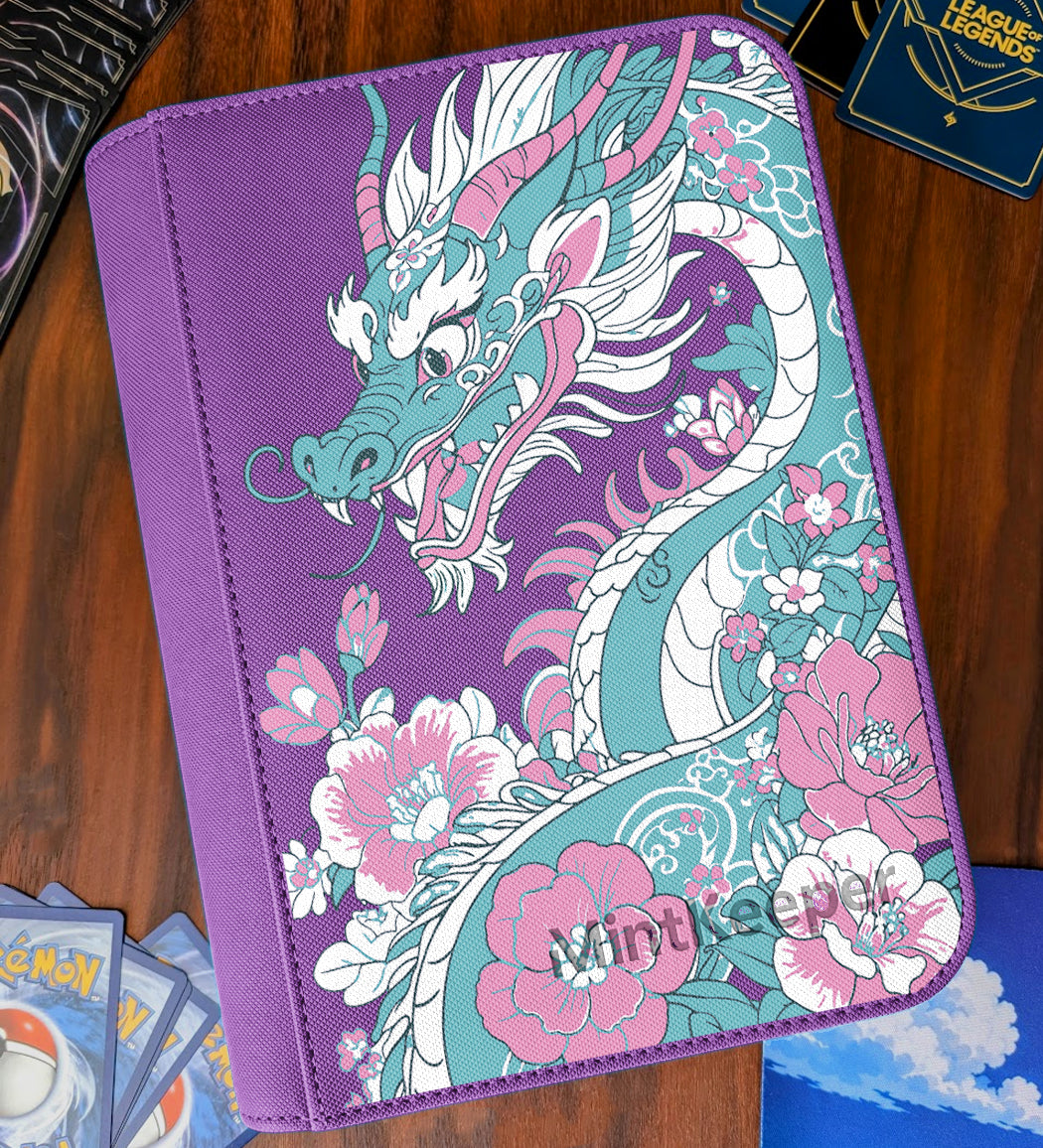 TCG Collectors - Dragon 9 Pocket Premium Zip Trading Card Binder
