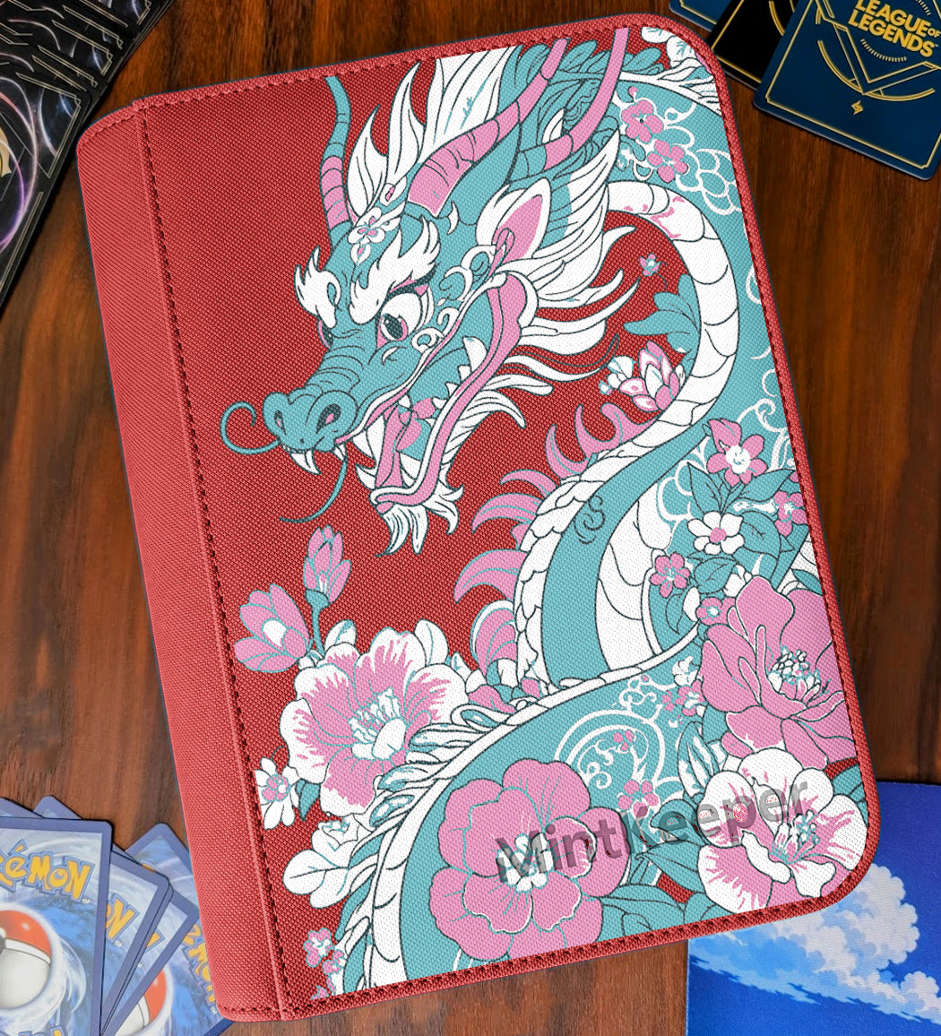 TCG Collectors - Dragon 9 Pocket Premium Zip Trading Card Binder