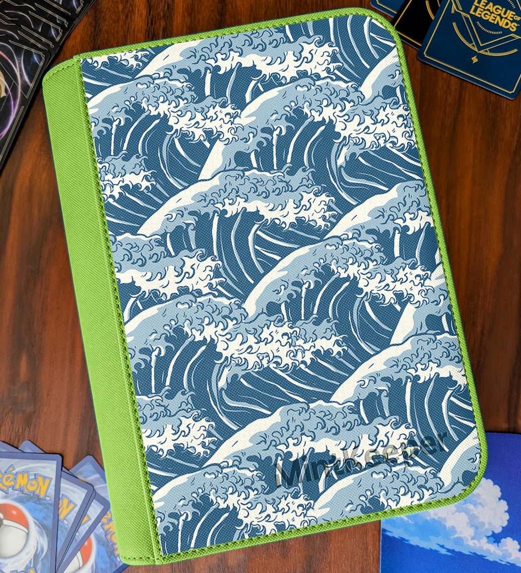 TCG Collectors - Great Wave 4 Pocket Premium Zip Trading Card Binder