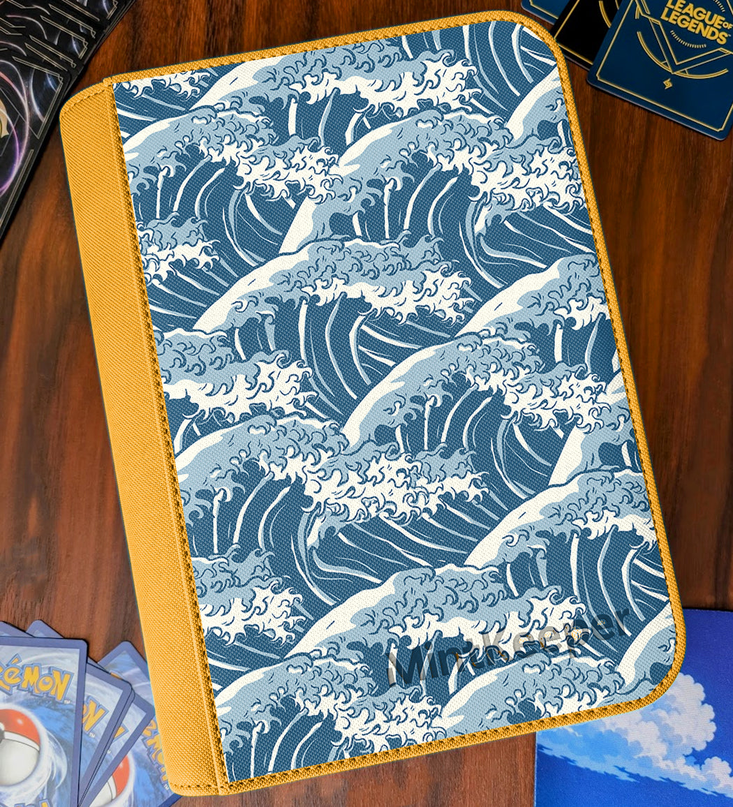 TCG Collectors - Great Wave 4 Pocket Premium Zip Trading Card Binder