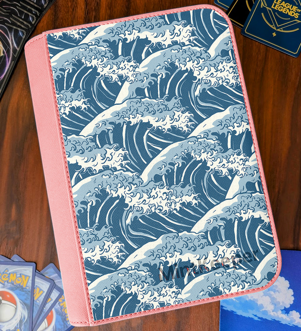 TCG Collectors - Great Wave 9 Pocket Premium Zip Trading Card Binder