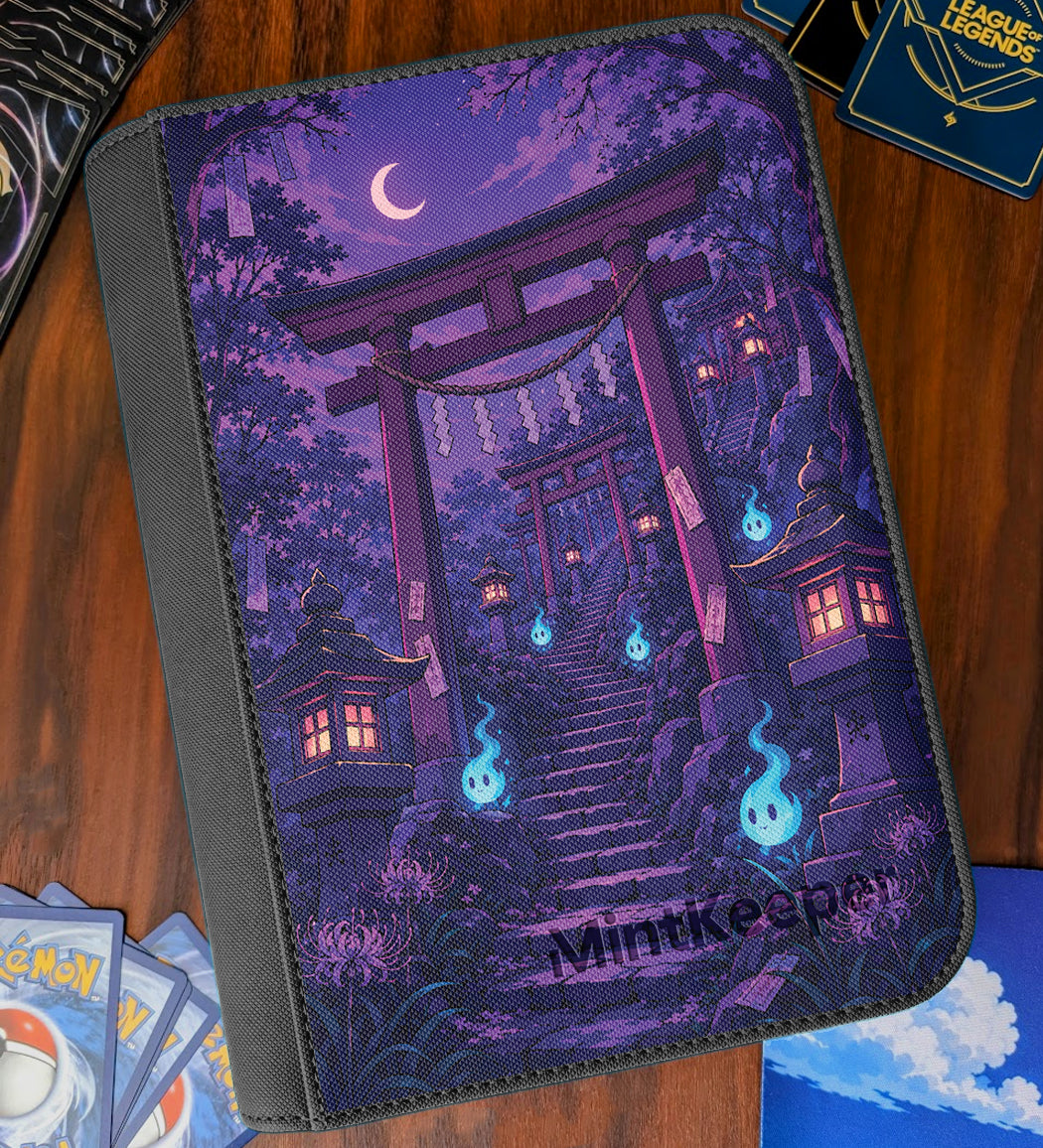 TCG Collectors - Haunted Temple 4 Pocket Premium Zip Trading Card Binder