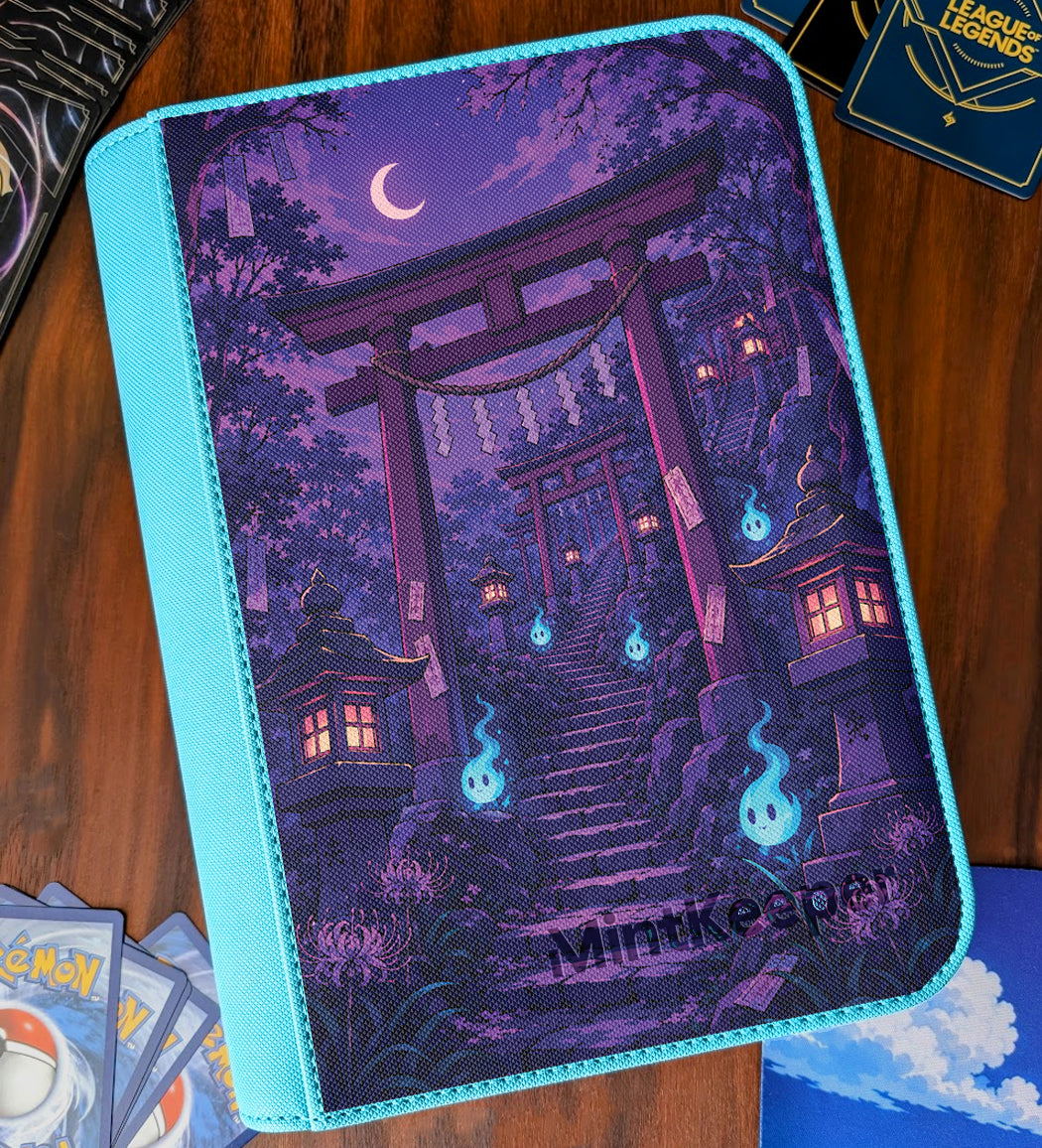 TCG Collectors - Haunted Temple 4 Pocket Premium Zip Trading Card Binder