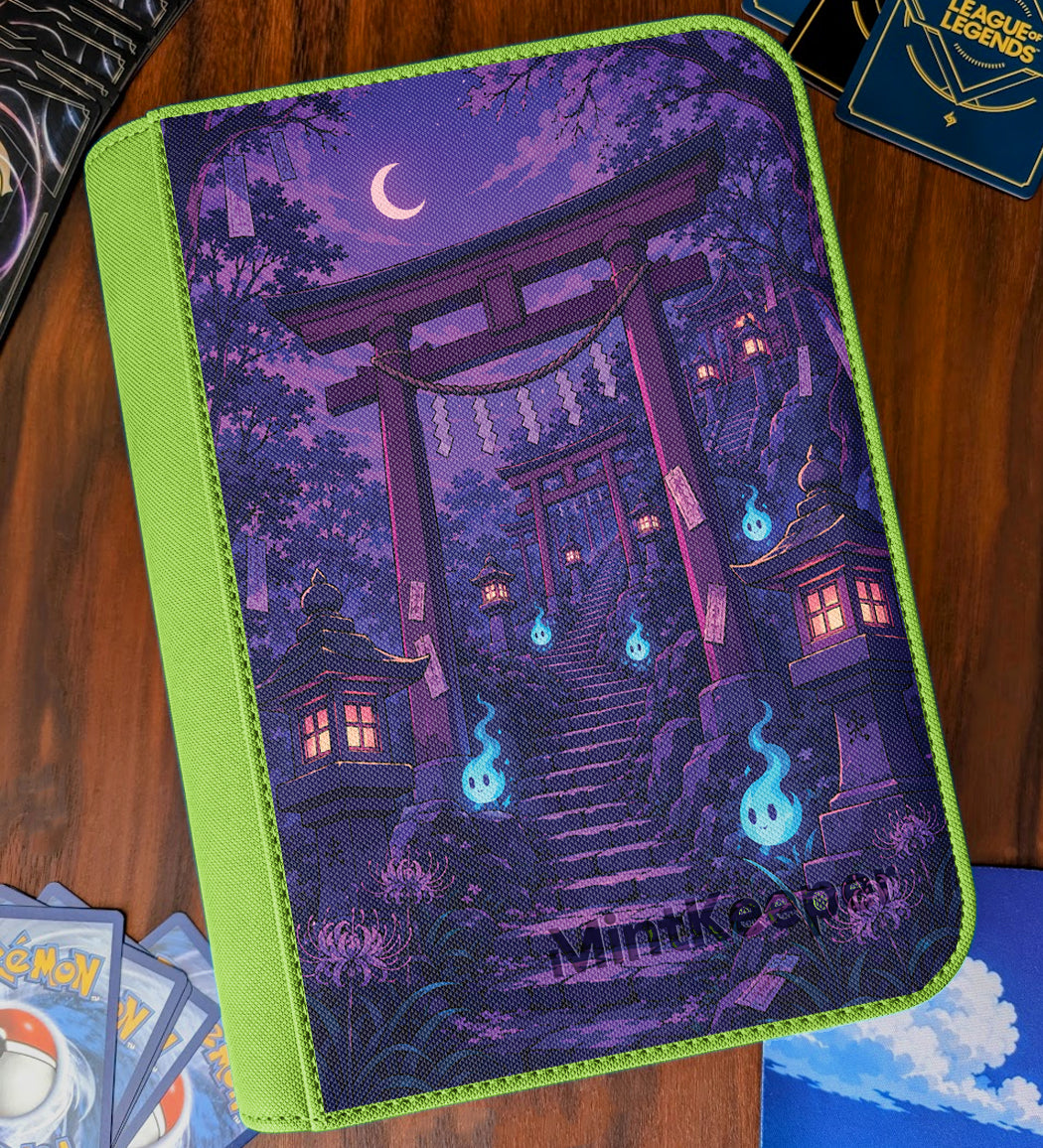 TCG Collectors - Haunted Temple 4 Pocket Premium Zip Trading Card Binder