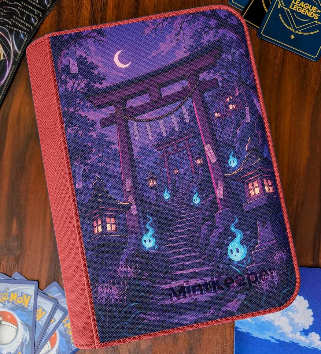 TCG Collectors - Haunted Temple 4 Pocket Premium Zip Trading Card Binder