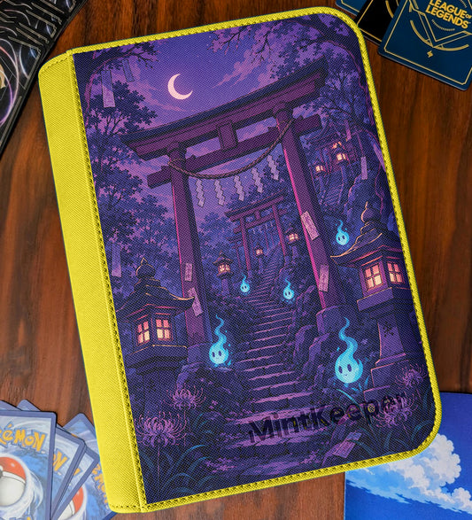 TCG Collectors - Haunted Temple 4 Pocket Premium Zip Trading Card Binder