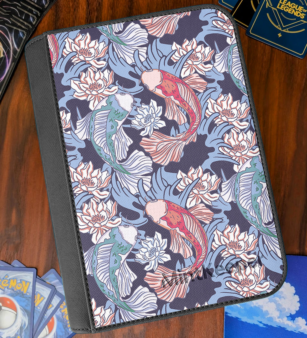 TCG Collectors - Water Type 4 Pocket Premium Zip Trading Card Binder