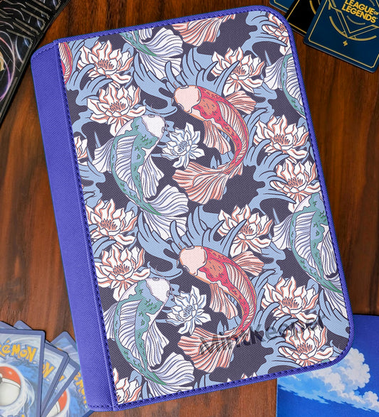 TCG Collectors - Water Type 4 Pocket Premium Zip Trading Card Binder