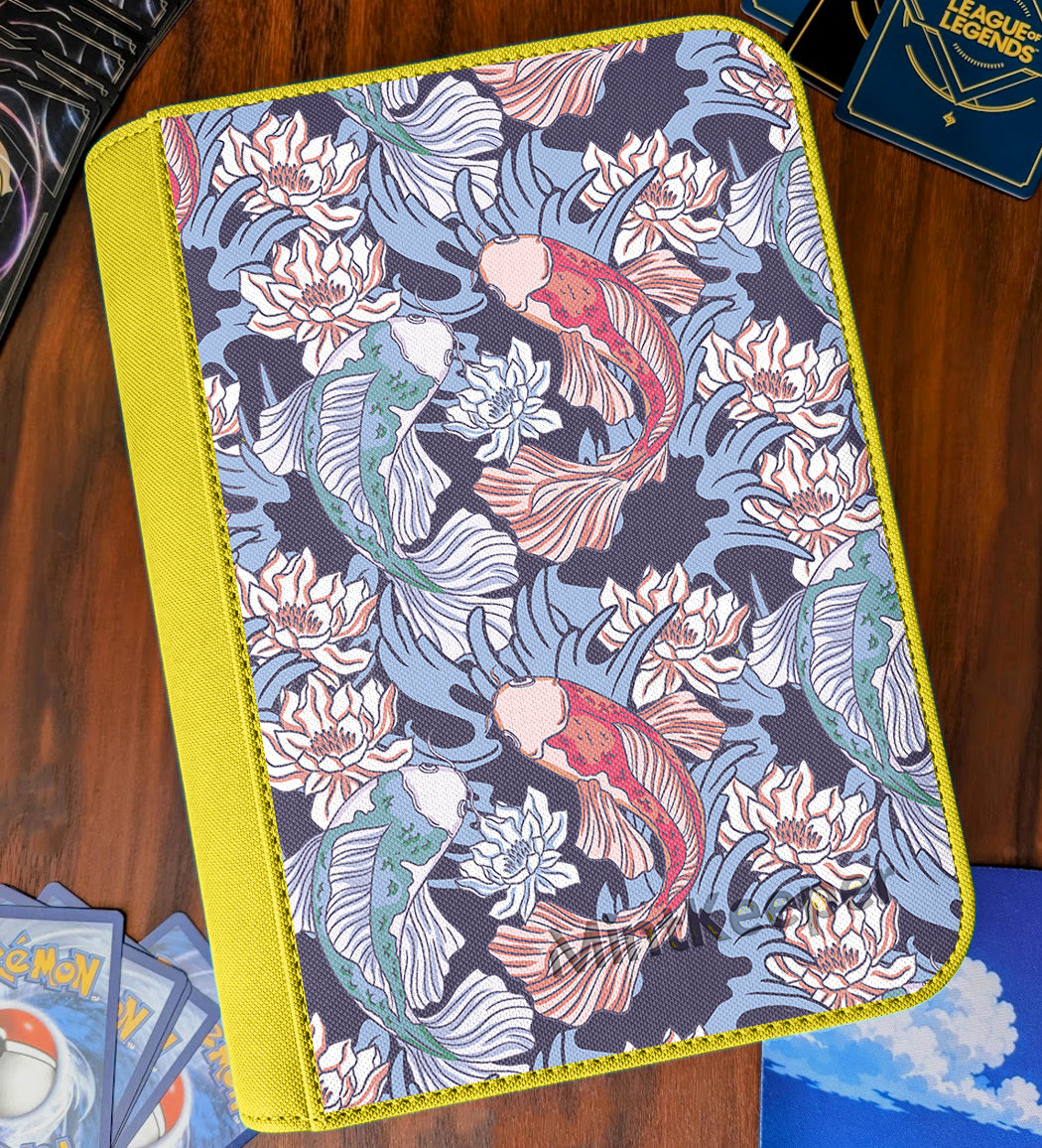 TCG Collectors - Water Type 4 Pocket Premium Zip Trading Card Binder