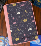 TCG Collectors - Celestial Moon 4 Pocket Premium Zip Trading Card Binder