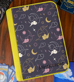 TCG Collectors - Celestial Moon 4 Pocket Premium Zip Trading Card Binder