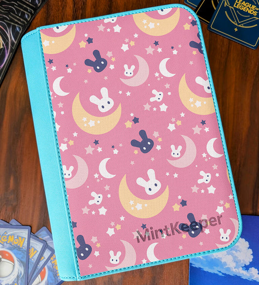 TCG Collectors - Mouse and Moon 4 Pocket Premium Zip Trading Card Binder