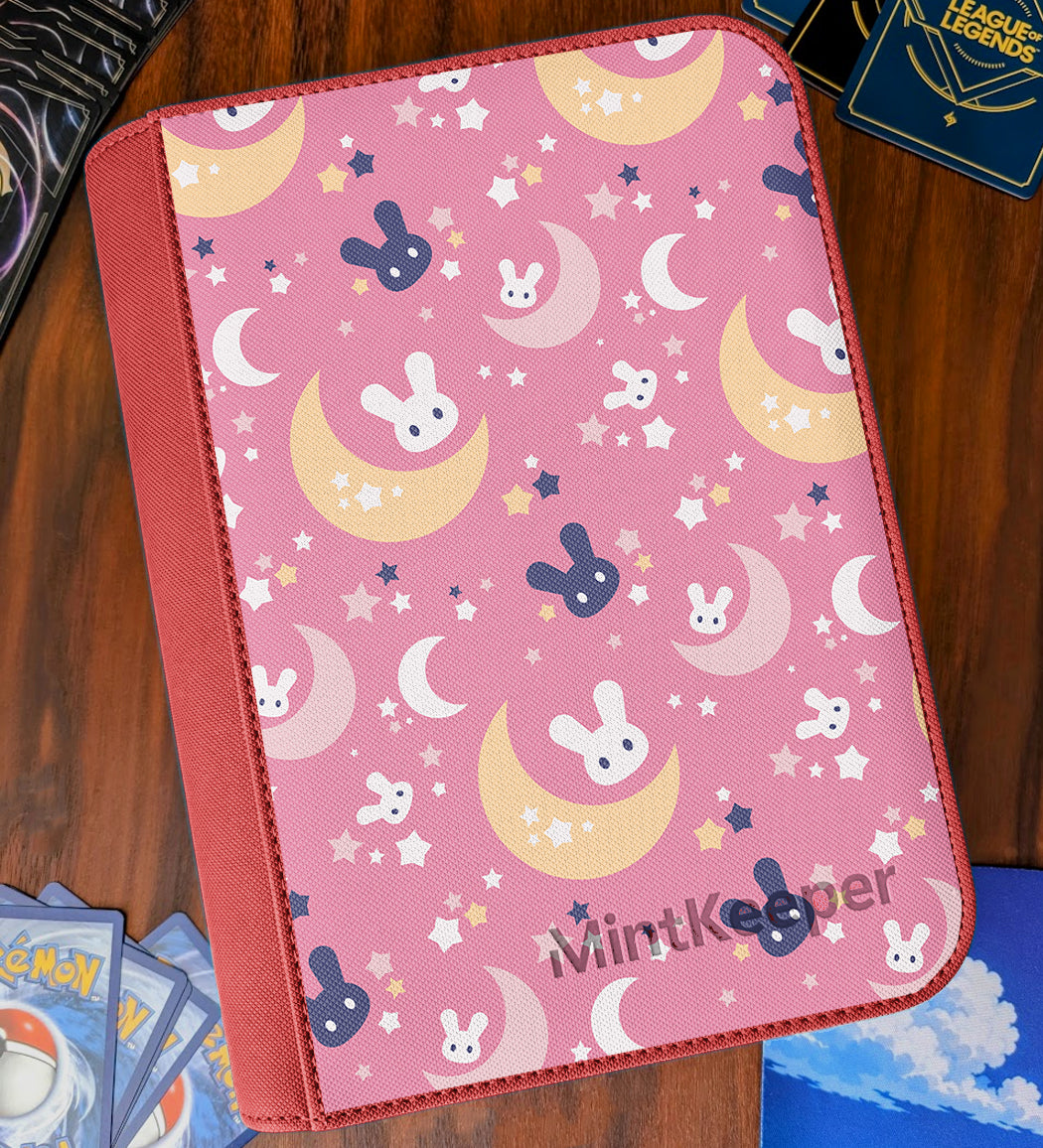 TCG Collectors - Mouse and Moon 4 Pocket Premium Zip Trading Card Binder
