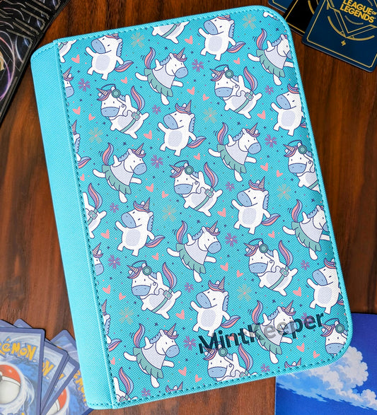 TCG Collectors - Unicorn 4 Pocket Premium Zip Trading Card Binder