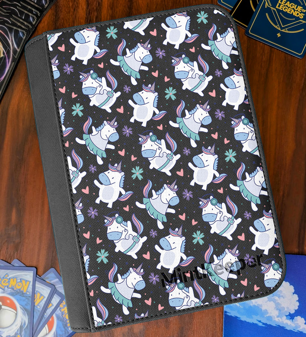 TCG Collectors - Unicorn 4 Pocket Premium Zip Trading Card Binder