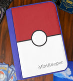 TCG Collectors - Pokeball 4 Pocket Premium Zip Trading Card Binder