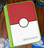 TCG Collectors - Pokeball 4 Pocket Premium Zip Trading Card Binder