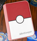 TCG Collectors - Pokeball 4 Pocket Premium Zip Trading Card Binder
