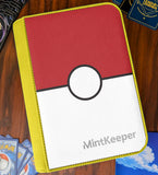 TCG Collectors - Pokeball 4 Pocket Premium Zip Trading Card Binder