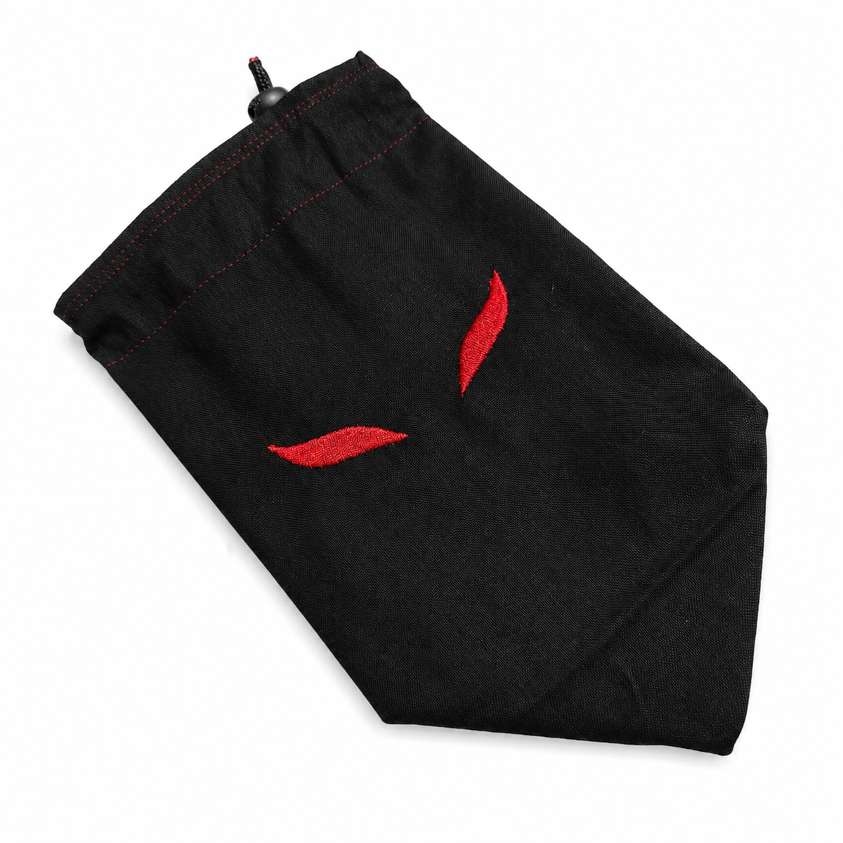 Embroidered Dice Bag- Red Eyes Inspired by Ravenloft