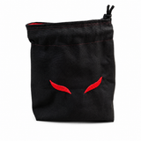 Embroidered Dice Bag- Red Eyes Inspired by Ravenloft