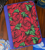 TCG Collectors - Red Roses 9 Pocket Premium Zip Trading Card Binder