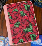 TCG Collectors - Red Roses 9 Pocket Premium Zip Trading Card Binder