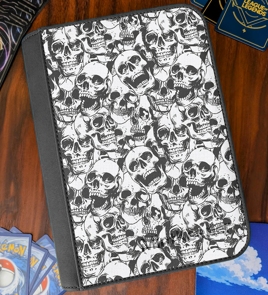 TCG Collectors - Skulls 9 Pocket Premium Zip Trading Card Binder