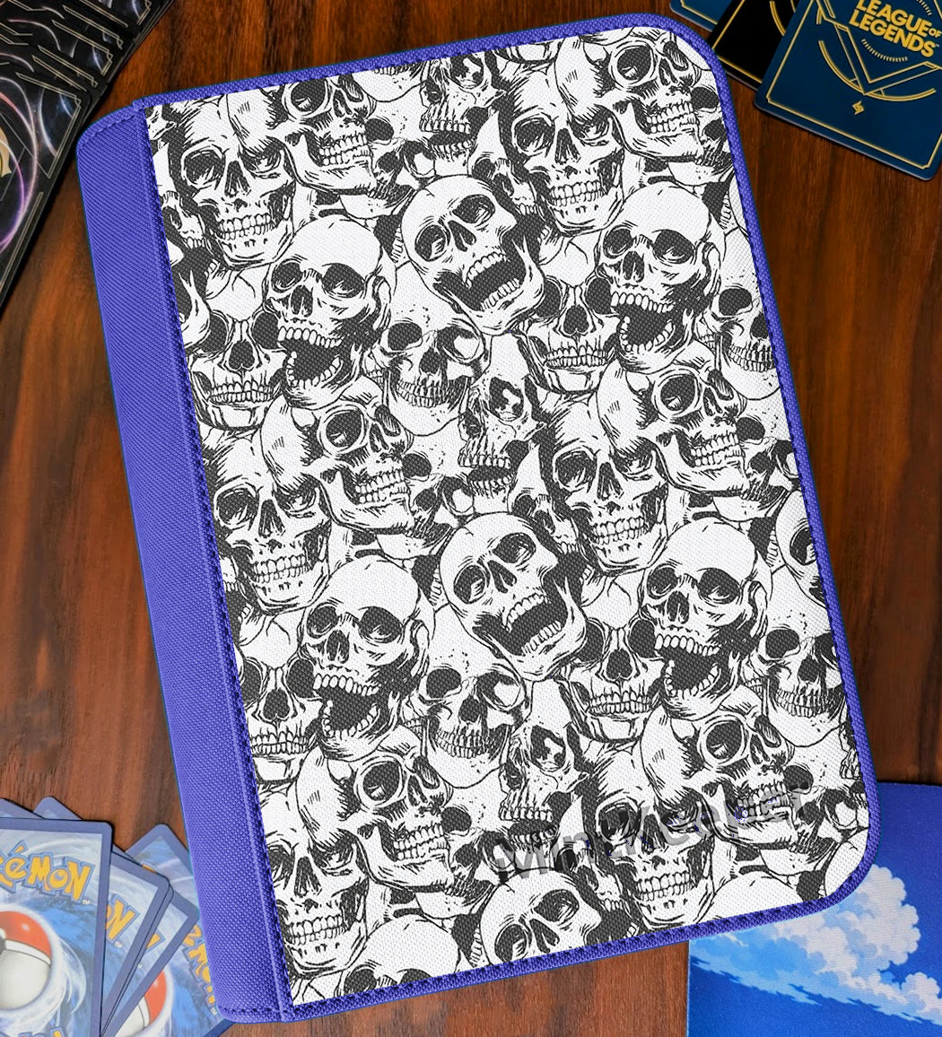 TCG Collectors - Skulls 9 Pocket Premium Zip Trading Card Binder