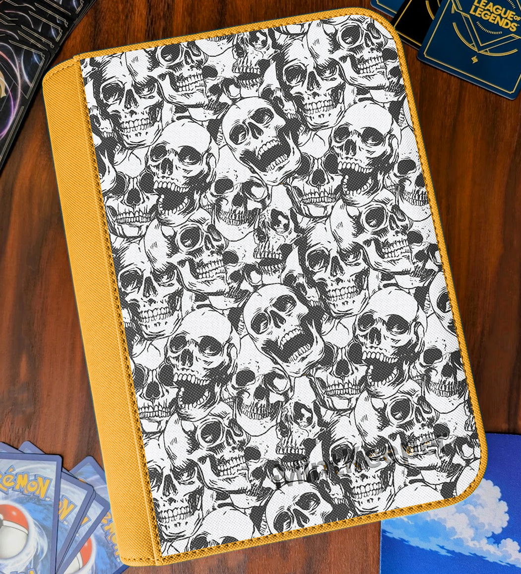 TCG Collectors - Skulls 9 Pocket Premium Zip Trading Card Binder