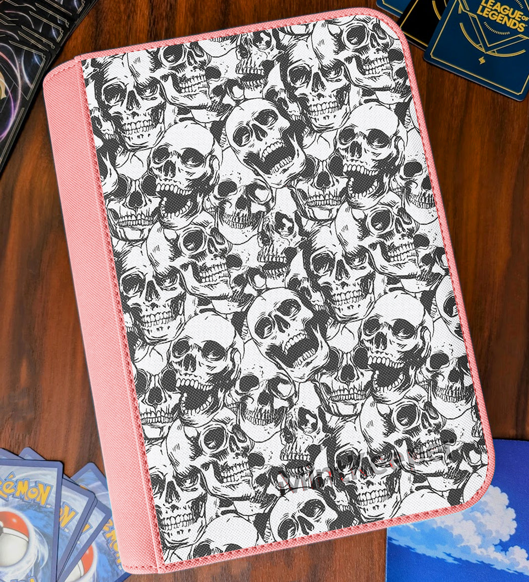 TCG Collectors - Skulls 4 Pocket Premium Zip Trading Card Binder