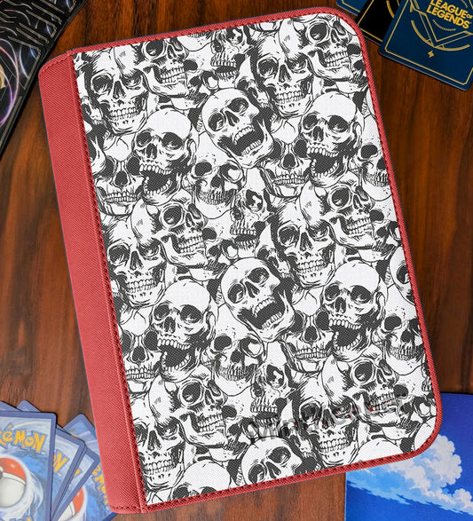 TCG Collectors - Skulls 9 Pocket Premium Zip Trading Card Binder