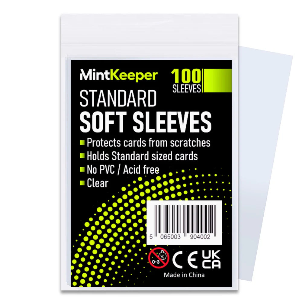 MintKeeper - Standard Soft "Penny" Card Sleeves (100 Sleeves)