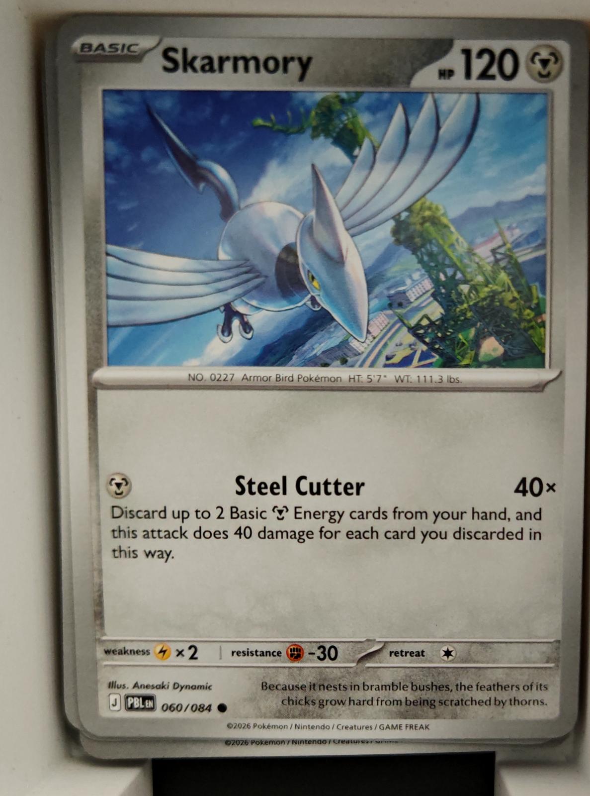 Skarmory - 060/084 - - PITCH BLACK - Pokemon - Common | AA16-25