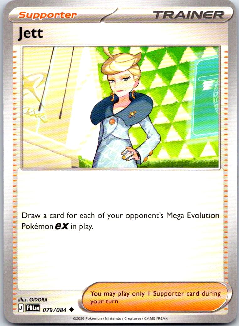 Jett - 079/084 - - PITCH BLACK - Pokemon - Uncommon | AA118-33