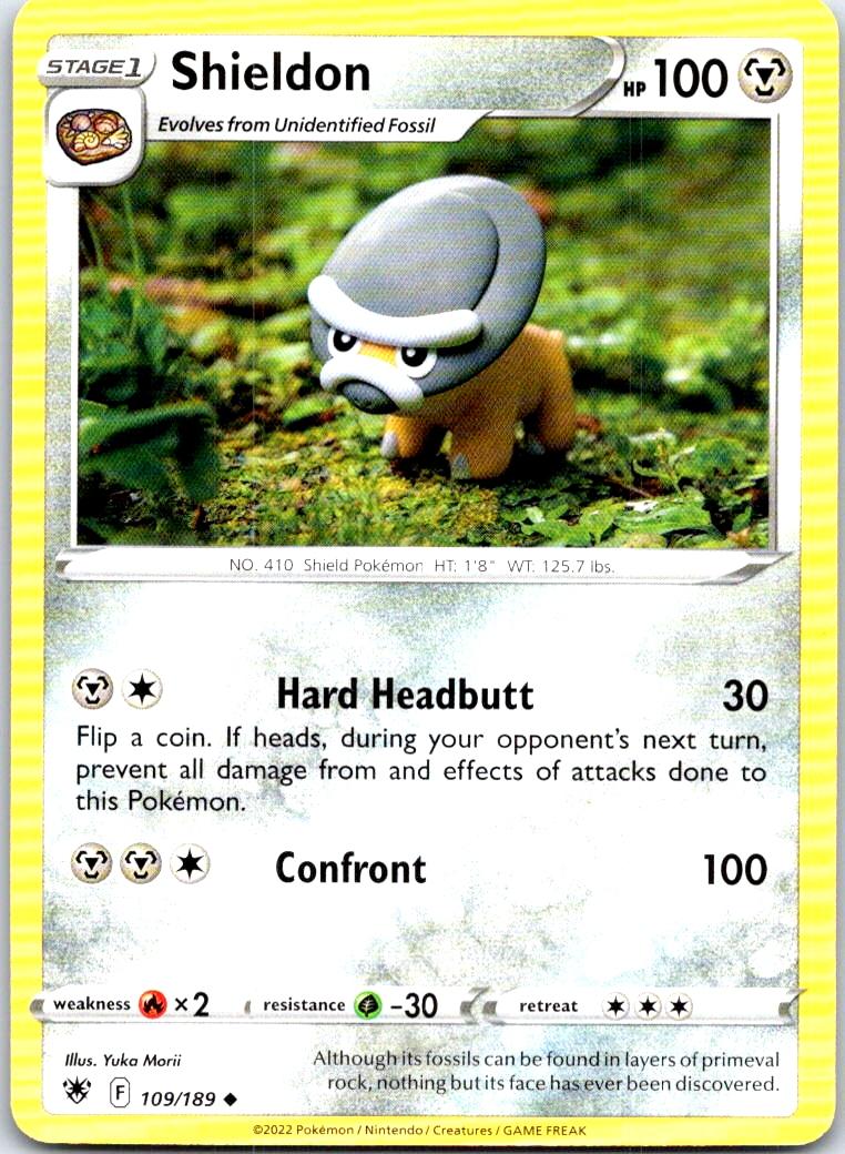 Shieldon - 109/189 - - ASTRAL RADIANCE - Pokemon - Uncommon | AB86-36