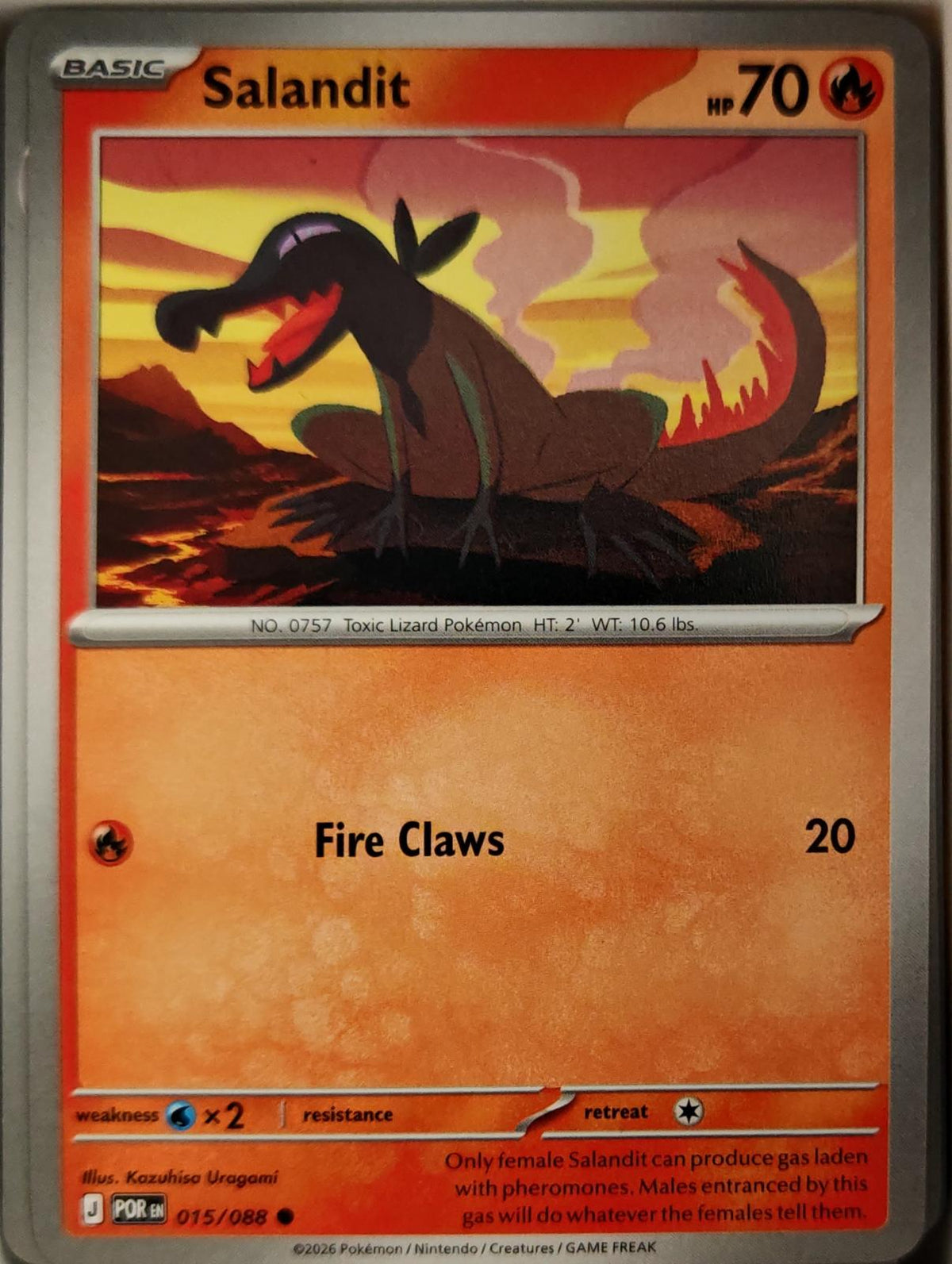 Salandit - 015/088 - - PERFECT ORDER - Pokemon - Common | AA11-51