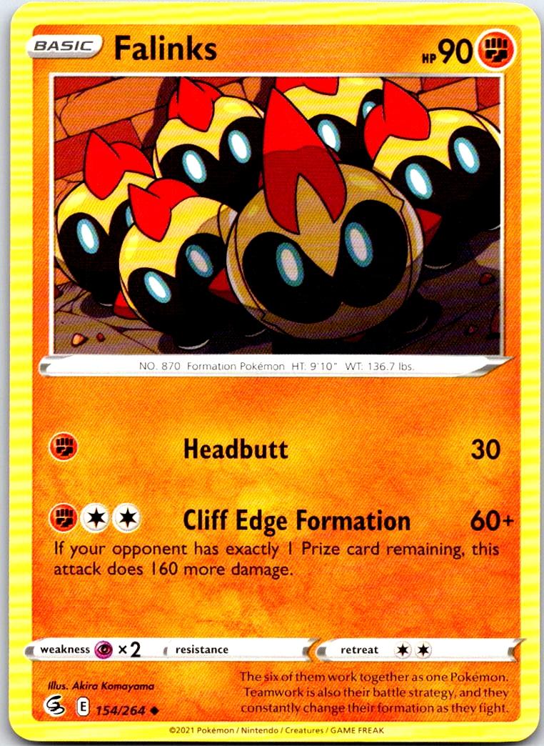 Falinks - 154/264 - - FUSION STRIKE - Pokemon - Uncommon | AB40-39