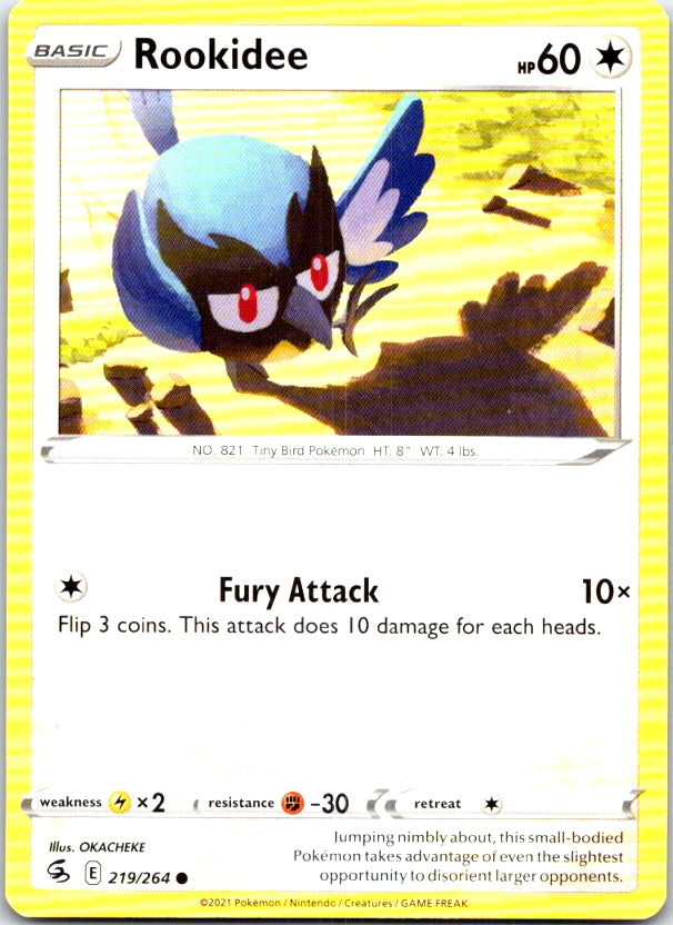 Rookidee - 219/264 - - FUSION STRIKE - Pokemon - Common | AC07-1