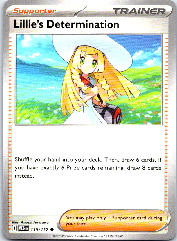 Lillie's Determination - 119/132 - - MEGA EVOLUTION - Pokemon - | AC20-4