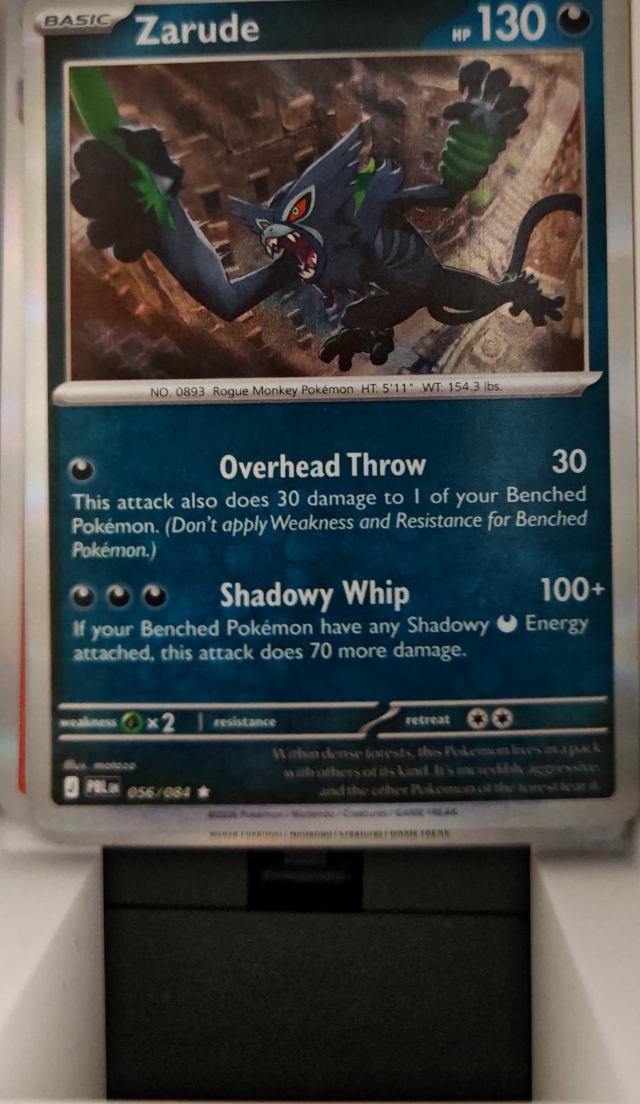Zarude - 056/084 - Holo - PITCH BLACK - Pokemon - Rare | AA25-16