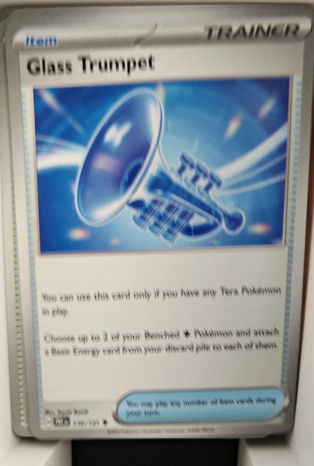 Glass Trumpet - 110/131 - - PRISMATIC EVOLUTIONS - Pokemon - Uncommon | AA27-57