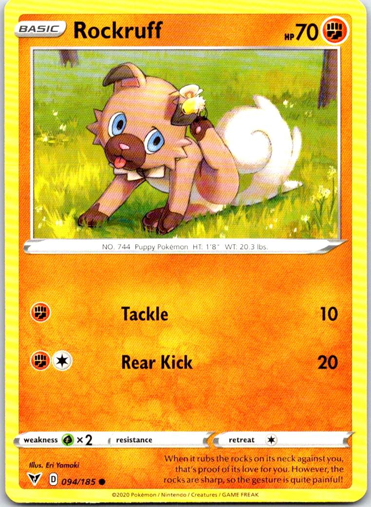 Rockruff - 094/185 - - VIVID VOLTAGE - Pokemon - Common | AB47-41