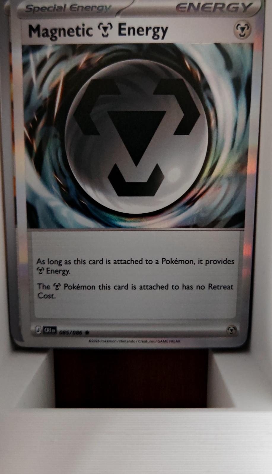 Magnetic M Energy - 085/086 - Holo - CHAOS RISING - Pokemon - Rare | AA59-26